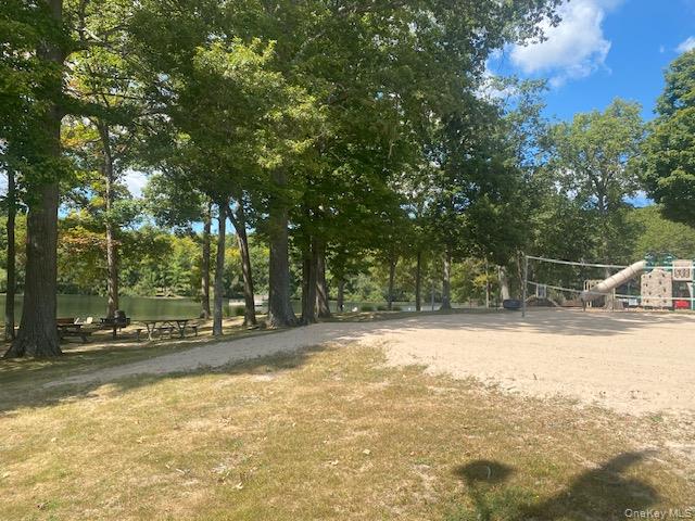 52 Woodland Road Highland Mills, NY 10930 - Photo 47 of 47 Surrounding community featuring volleyball court, view of wooded area, and a yard