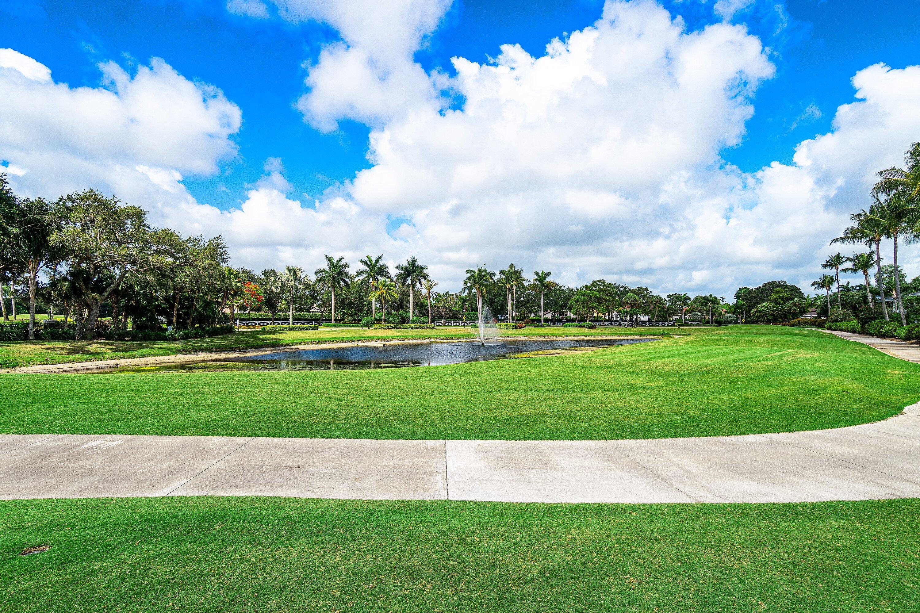 5166 Lake Catalina Drive, Unit D Boca Raton, FL 33496 - Photo 36 of 57 Lake & golf view