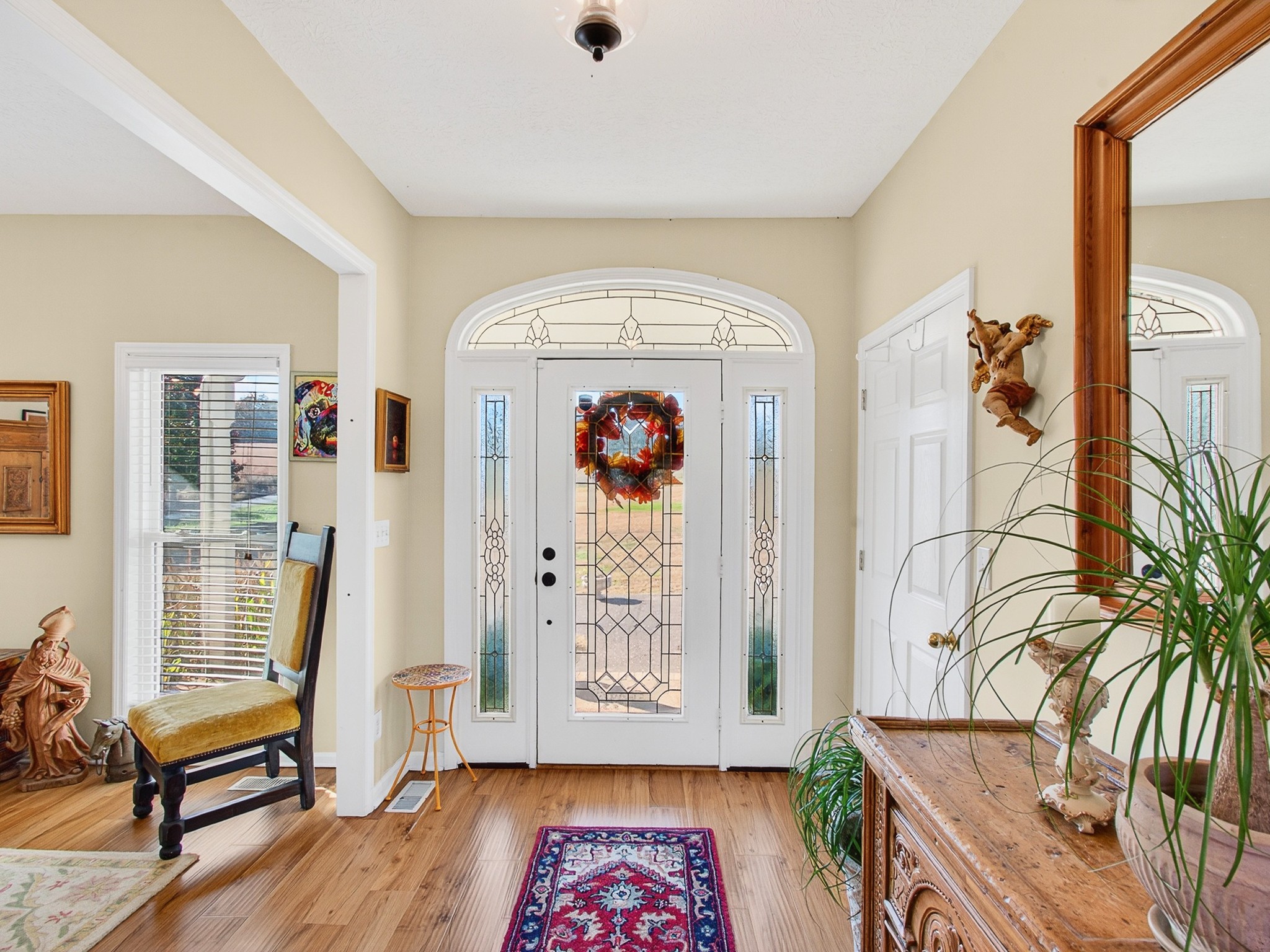 129 Leland Road Summertown, TN 38483 - Photo 26 of 81 a view of an entryway with wooden floor and door