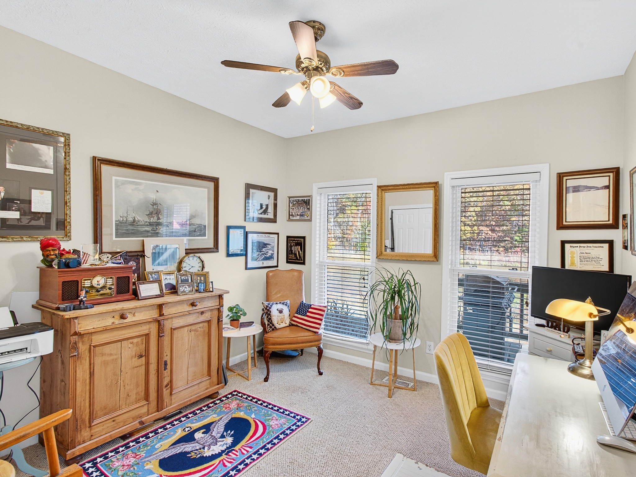 129 Leland Road Summertown, TN 38483 - Photo 54 of 81 a living room with furniture fireplace and a large window