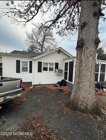 a view of a house with a patio