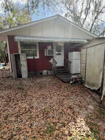 a view of a small house