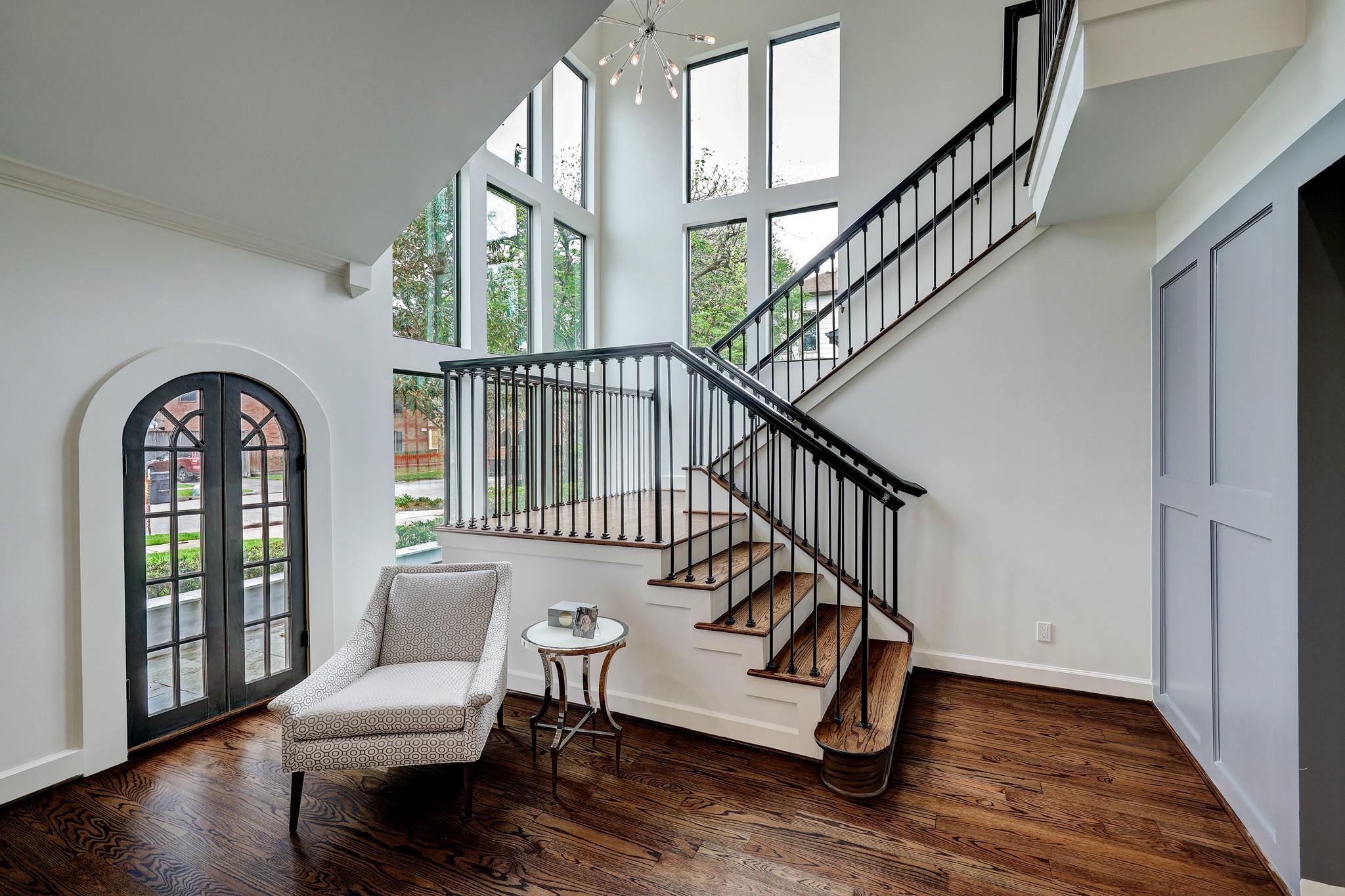 2027 Branard Street Houston, TX 77098 - Photo 3 of 36 a view of entryway with wooden floor and door