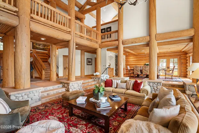 a view of an ocean and a yard