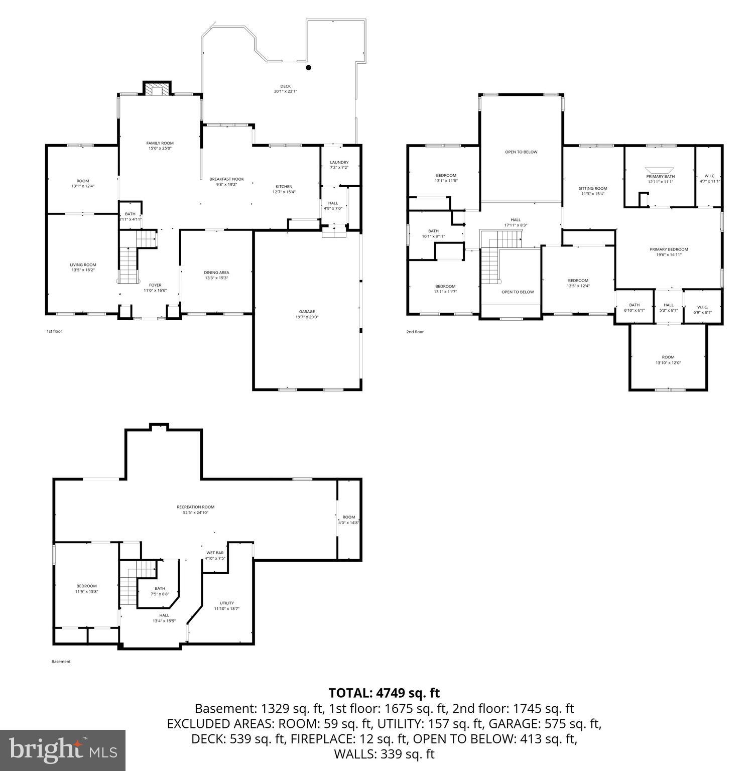 6331 Hidden Canyon Road Centreville, VA 20120 - Photo 73 of 73 All 3-Levels Floor Plans