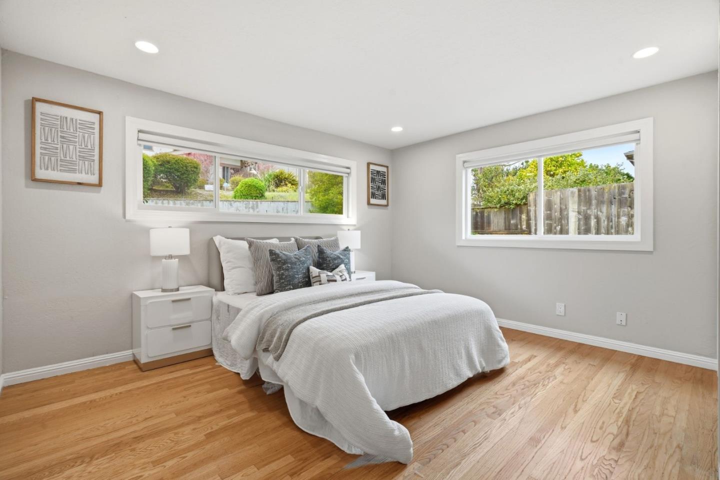 10140 Hillcrest Road Cupertino, CA 95014 - Photo 21 of 39 a bedroom with a bed and a window