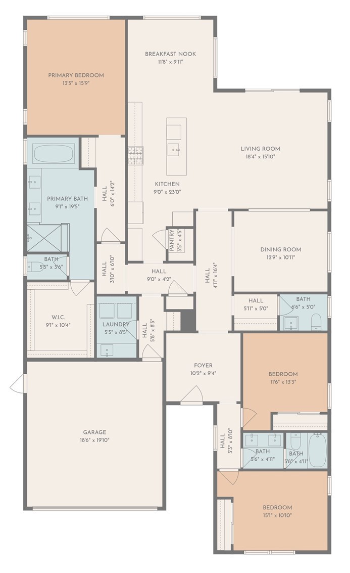 14432 Windfall Lane Huntington Beach, CA 92647 - Photo 62 of 62 Floor Plan