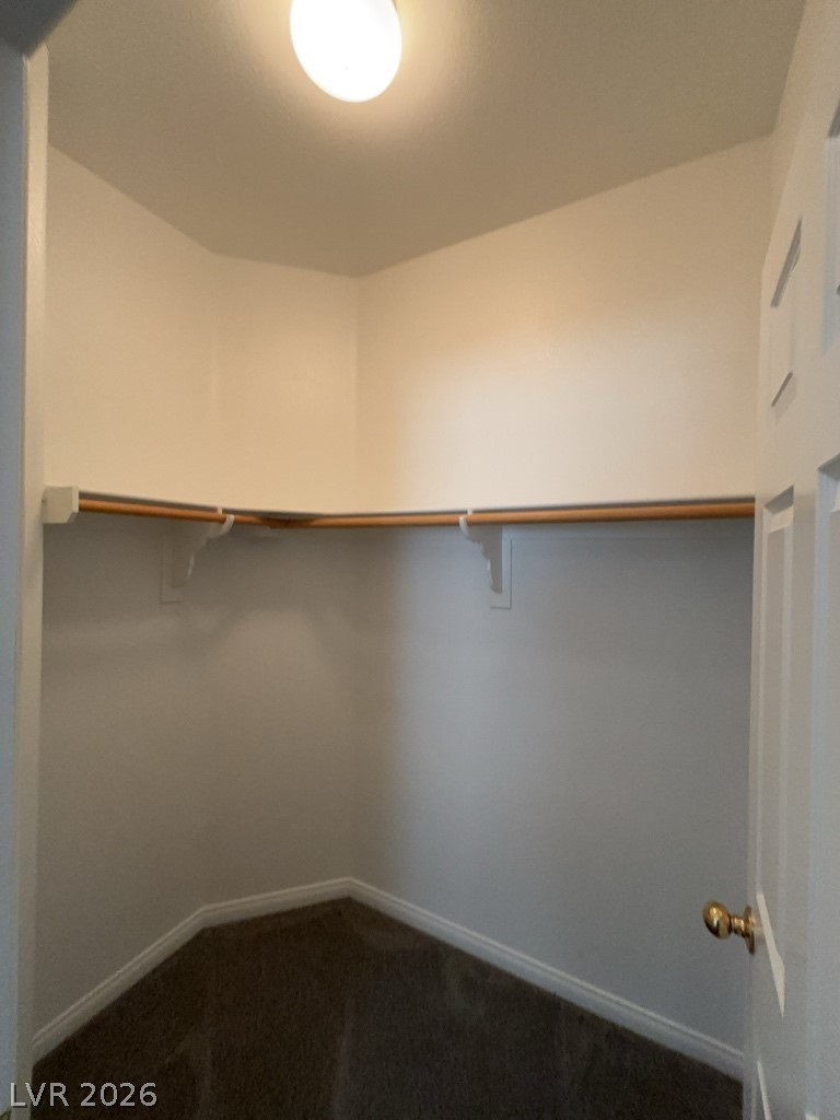 4915 East Russell Road, Unit 160 Las Vegas, NV 89120 - Photo 8 of 12 Walk in closet with dark colored carpet
