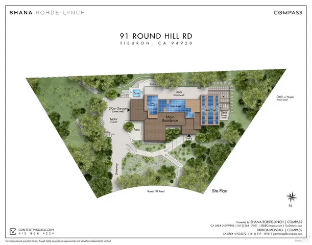 $3,977,000 | 91 Round Hill Road, Tiburon, CA 94920