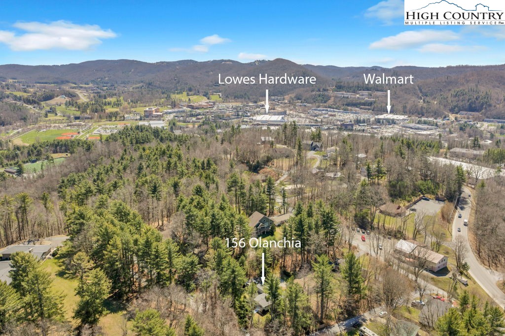 156 Olancha Avenue Boone, NC 28607 - Photo 22 of 23 a view of a city with mountain