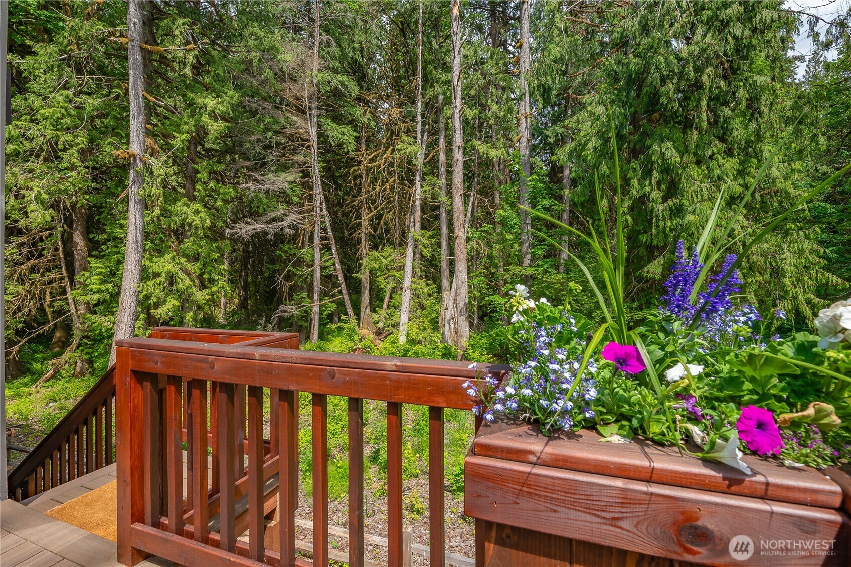 12031 Shuksan Rim Drive Deming, WA 98244 - Photo 18 of 39 a view of a backyard with sitting area