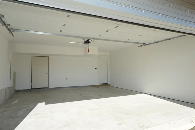 a view of a room with an empty space