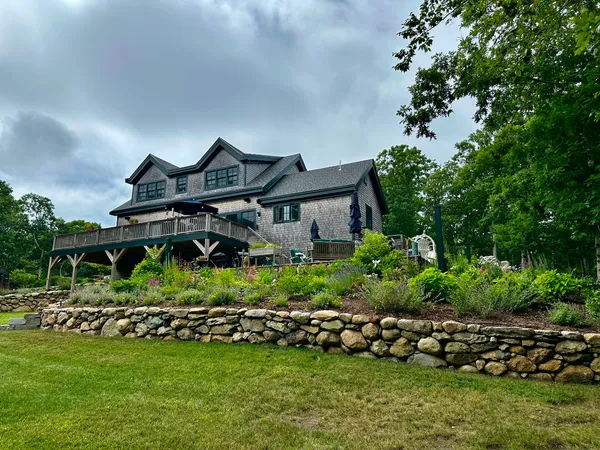 a garden view