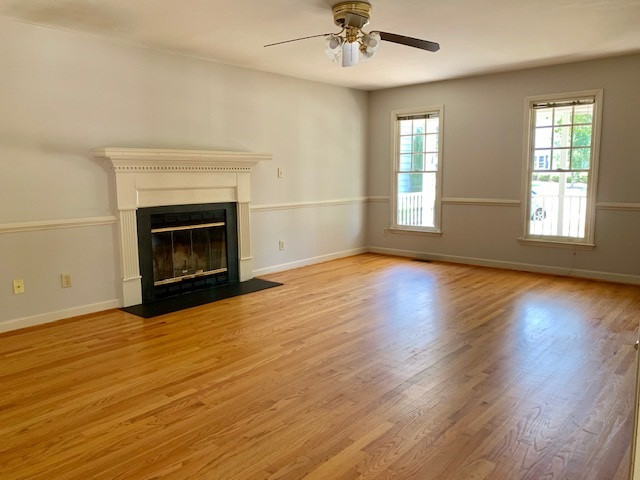 4529 Birmingham Way Raleigh, NC 27604 - Photo 6 of 26 The family room also features a wood-burning fireplace and chair rail moldings. Family Room