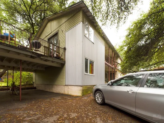 a view of a house with a patio