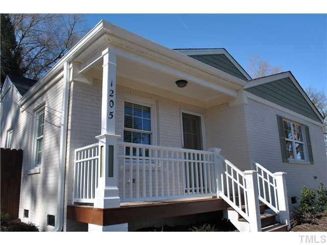1205 Norris Street Raleigh, NC 27604 - Photo 2 of 23 Great covered front porch with custom trim