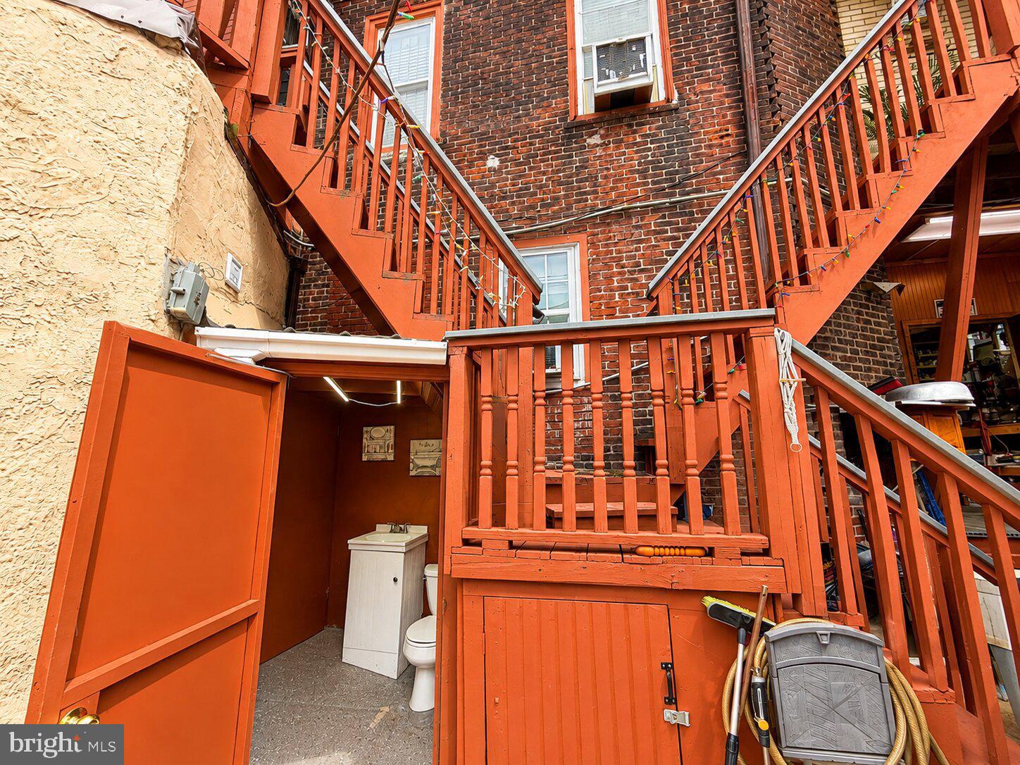 501 Rising Sun Avenue Philadelphia, PA 19140 - Photo 52 of 62 Outdoor bathroom stairs.