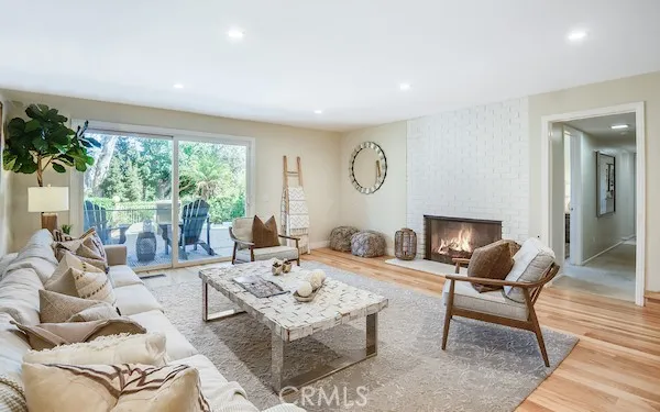 a view of a swimming pool with chairs