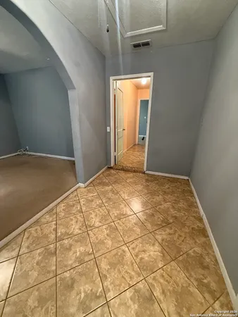 a view of empty room