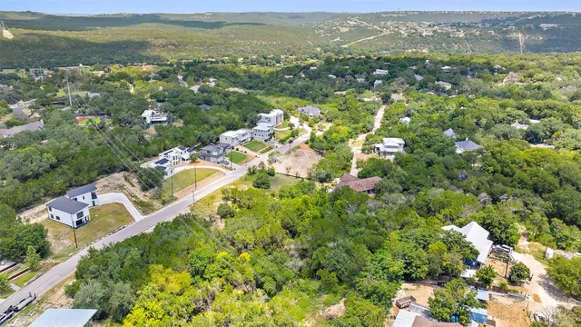a view of a city with an ocean