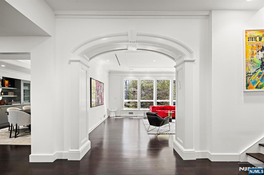 425 Highview Road Englewood, NJ 07631 - Photo 7 of 48 a living room with furniture and wooden floor