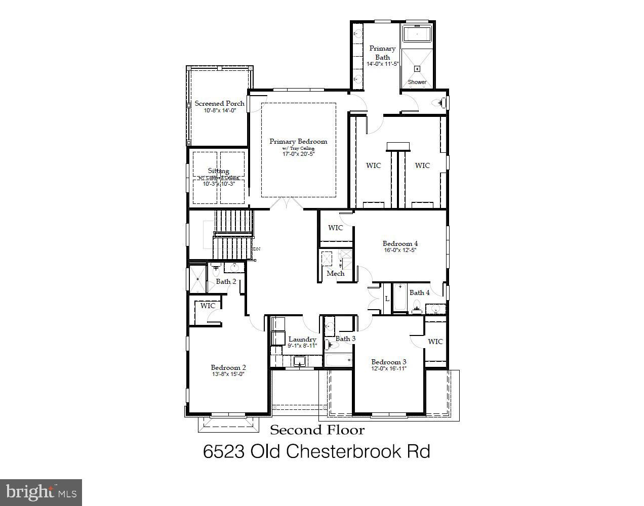 6523 Old Chesterbrook Road McLean, VA 22101 - Photo 16 of 17 a black and white photo of a bench