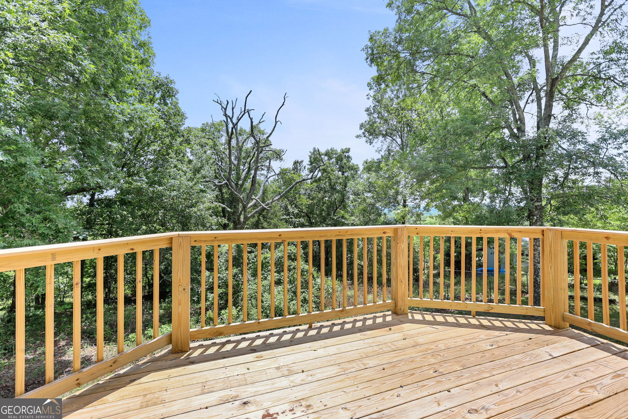 7060 Scenic Heights Road Manchester, GA 31816 - Photo 44 of 52 a view of wooden deck and a garden