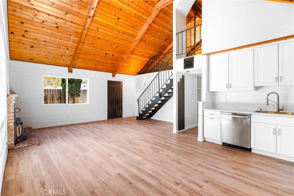 4225 Alcot Trail Frazier Park, CA 93225 - Photo 4 of 31 a view of a kitchen with a sink and a window