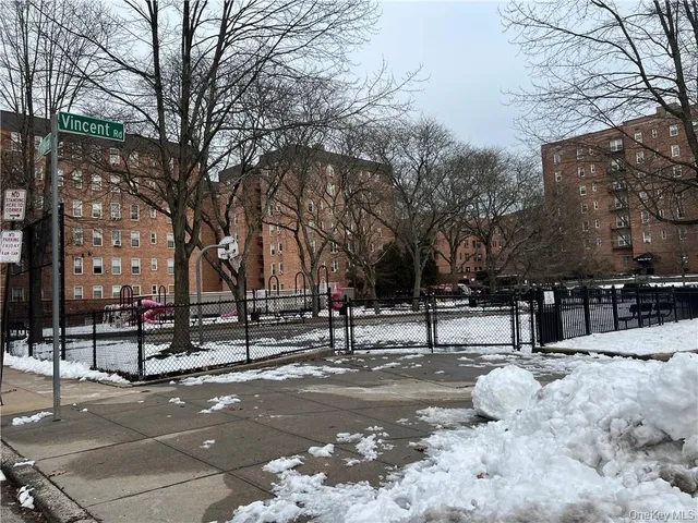 a view of road with trees