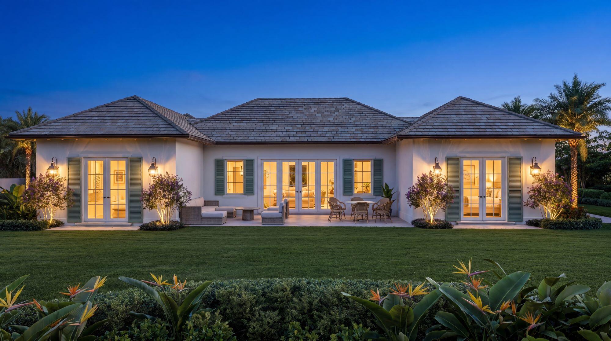 302 South Beach Road Jupiter Island, FL 33455 - Photo 13 of 24 Guest House Rear