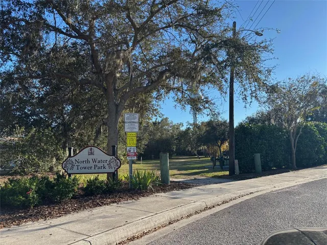 a view of a sign board