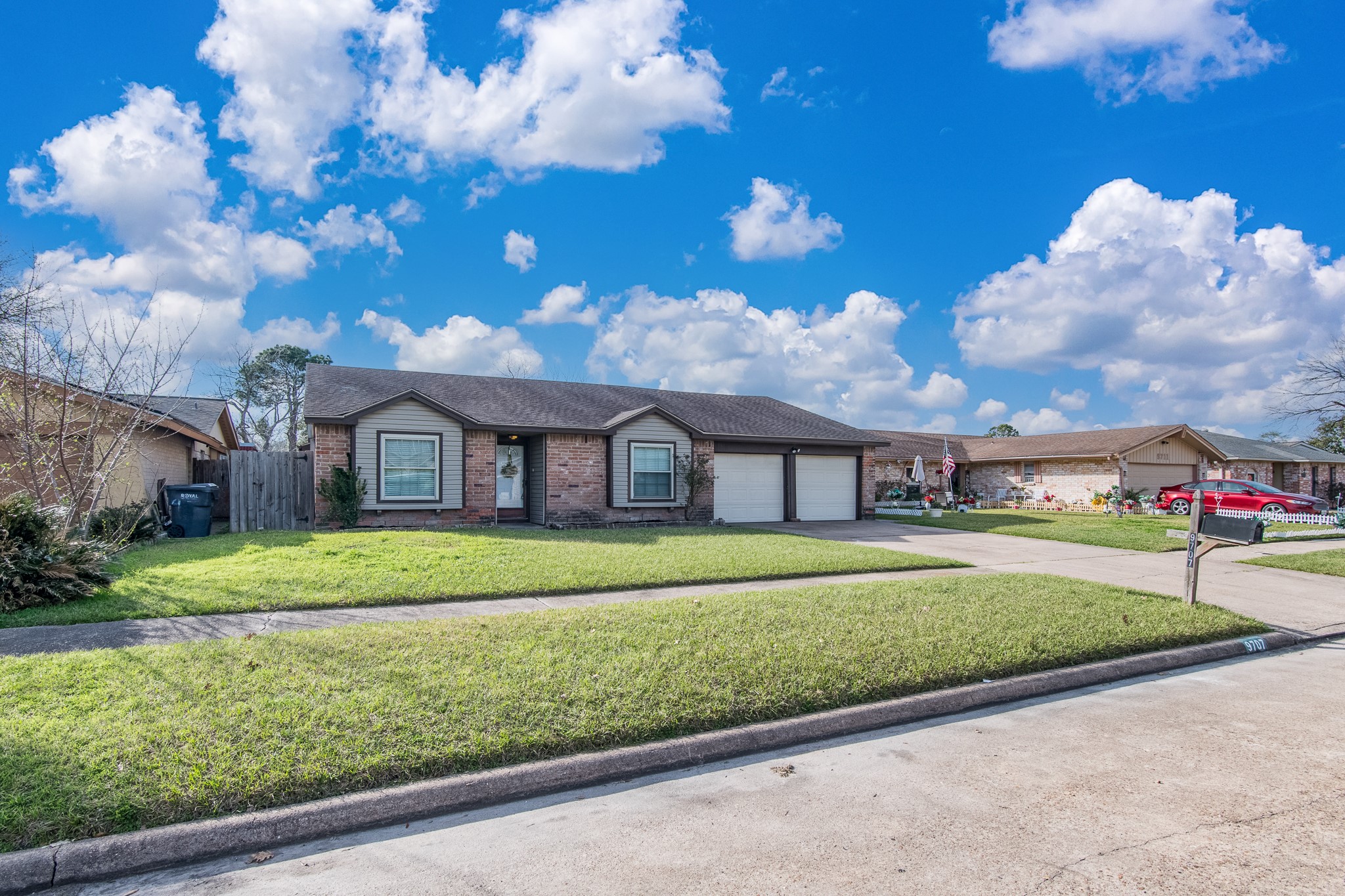 9707 Whitepost Lane Houston, TX 77086 - Photo 17 of 30 a view of a house with a yard