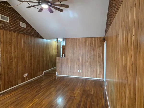 wooden floor in an empty room