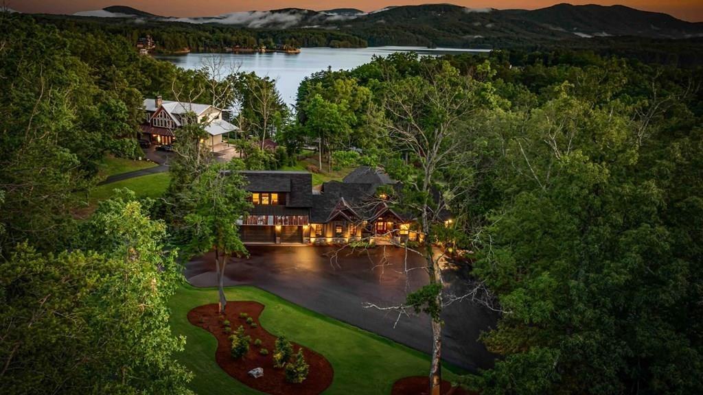 66 Rome Point Blue Ridge, GA 30513 - Photo 43 of 59 a view of a lake in middle of forest