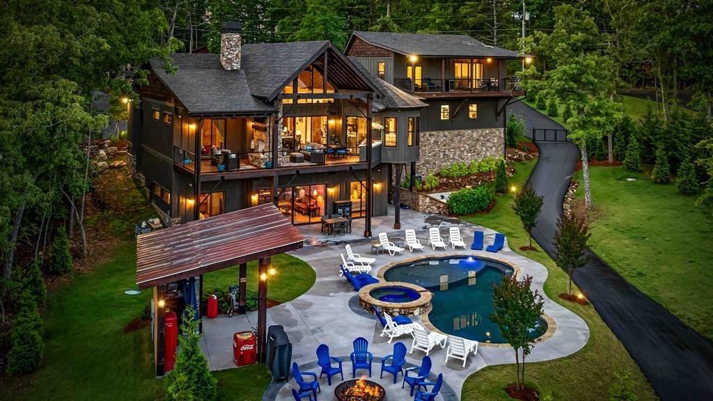 66 Rome Point Blue Ridge, GA 30513 - Photo 50 of 59 a view of a chairs in front of house