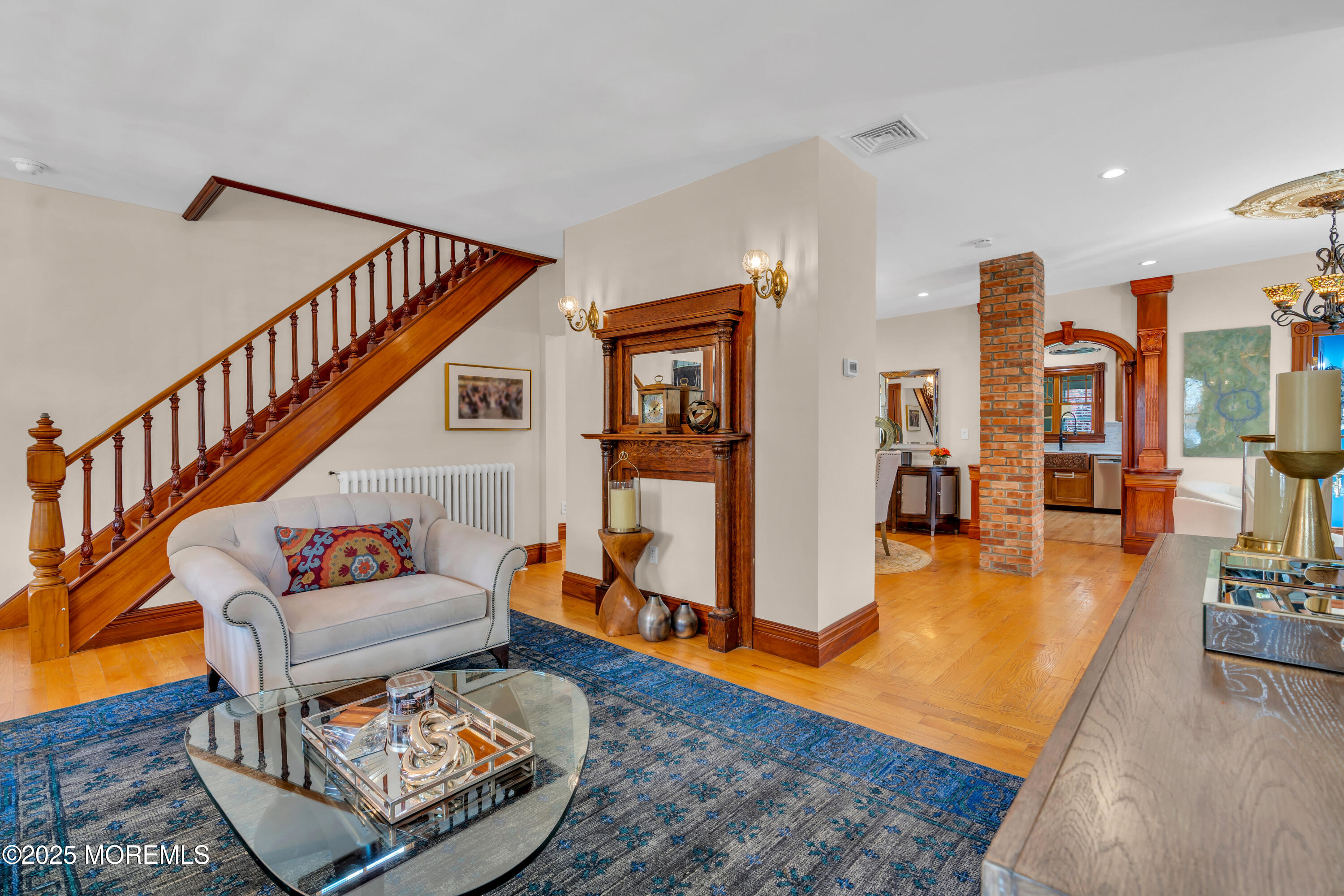44 Irving Place Red Bank, NJ 07701 - Photo 16 of 74 a living room with furniture and a rug
