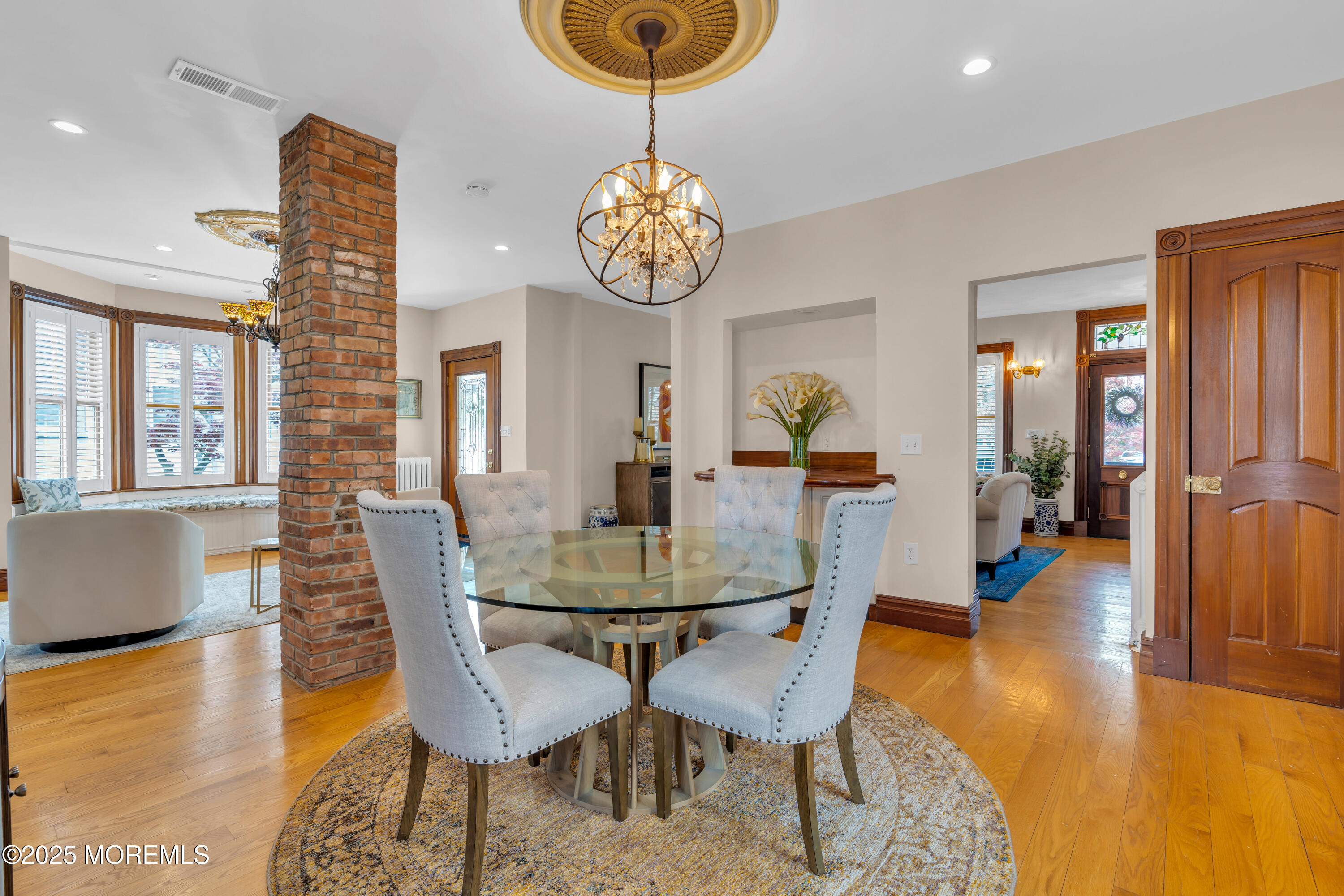 44 Irving Place Red Bank, NJ 07701 - Photo 19 of 74 a view of a dining room with furniture and wooden floor