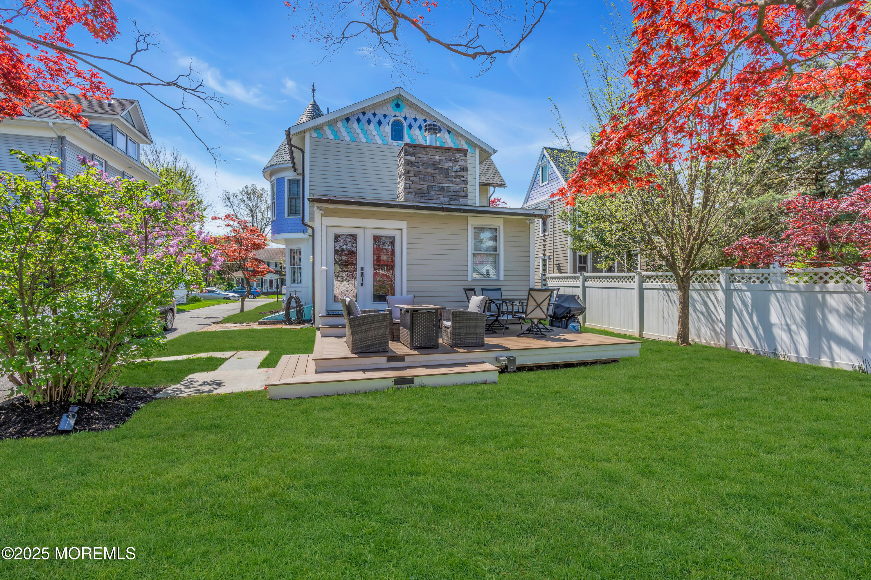 44 Irving Place Red Bank, NJ 07701 - Photo 53 of 74 a view of a house with backyard and sitting area