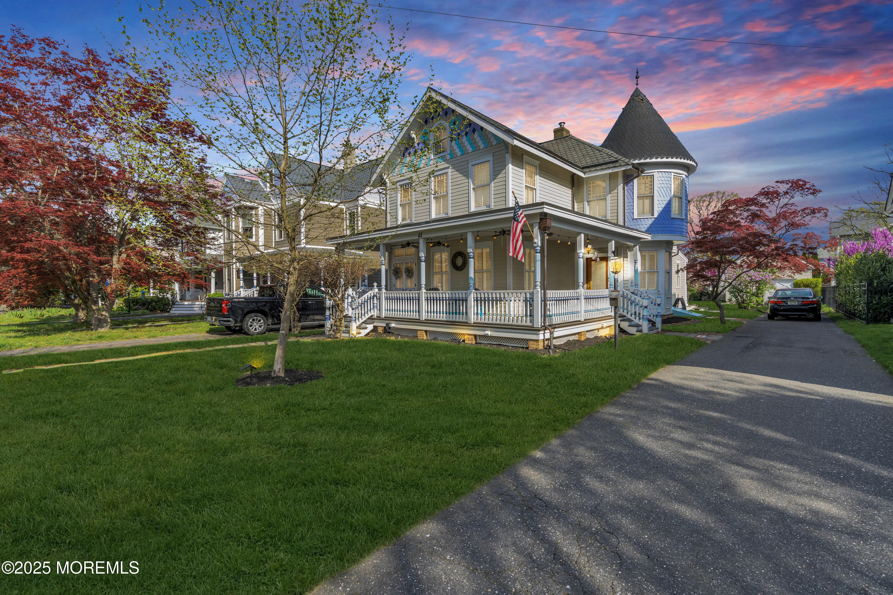 44 Irving Place Red Bank, NJ 07701 - Photo 66 of 74 a front view of a house with a yard