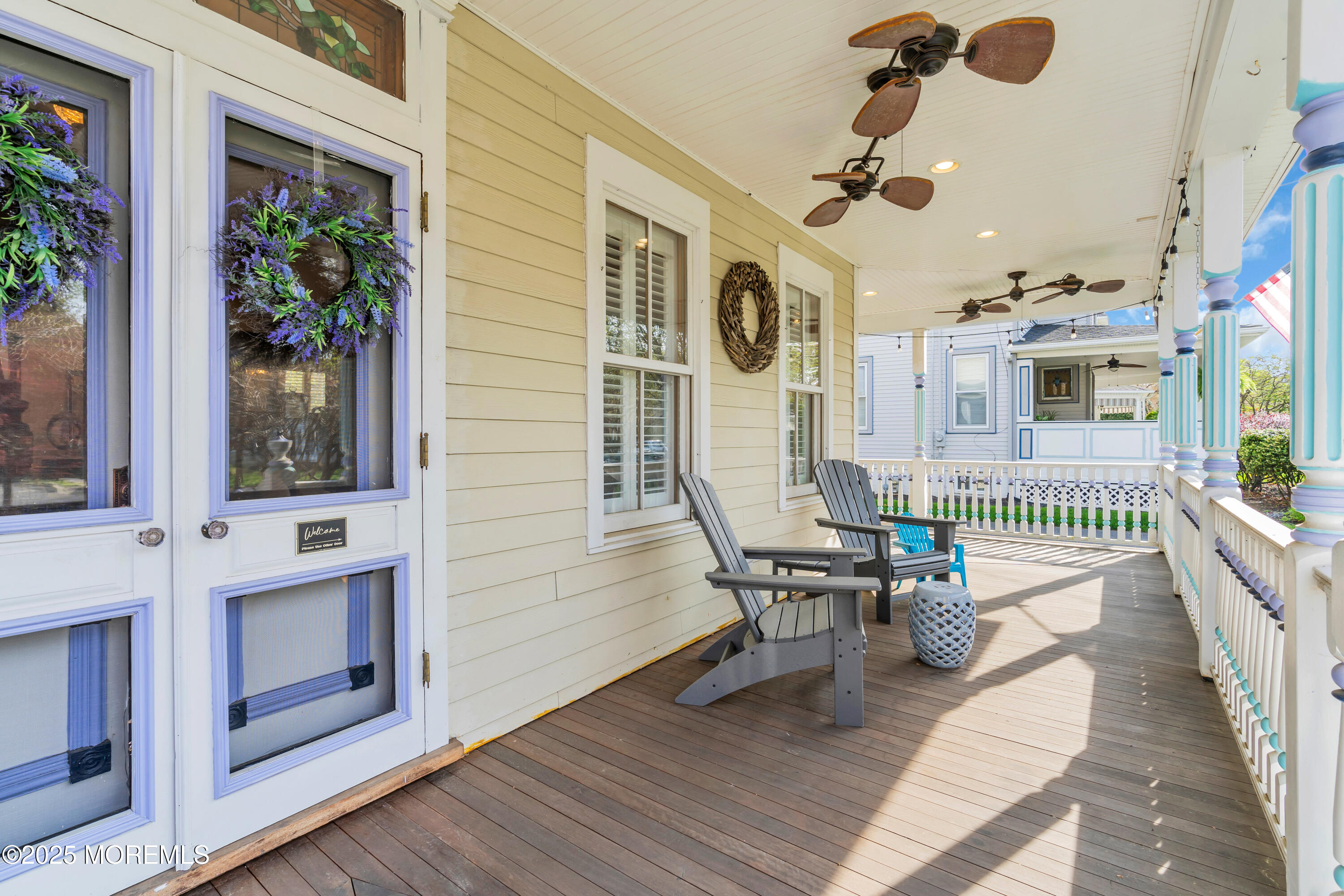 44 Irving Place Red Bank, NJ 07701 - Photo 10 of 74 a balcony with furniture and a window