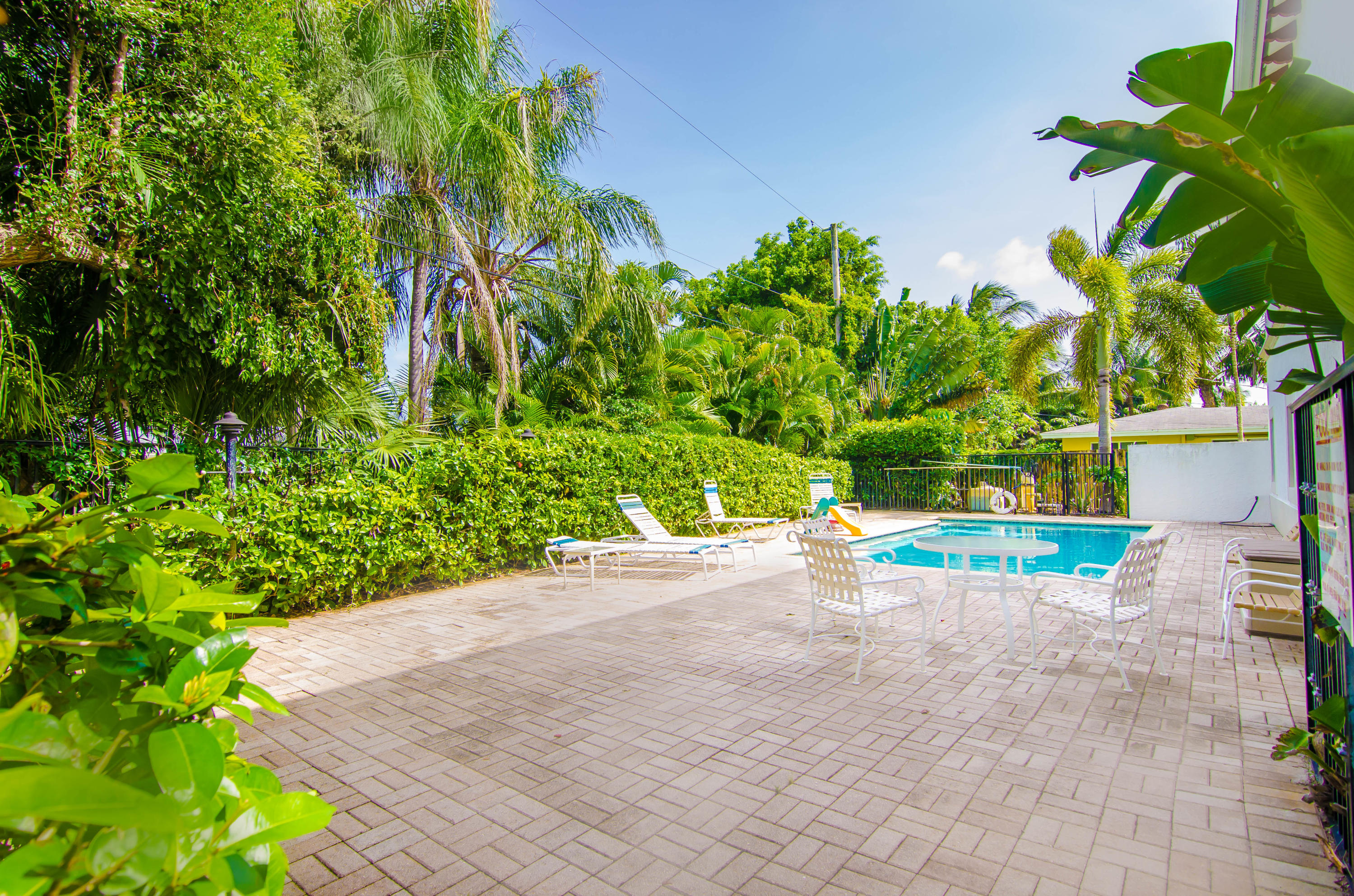816 Prosperity Farms Road, Unit 2 North Palm Beach, FL 33408 - Photo 30 of 30 a view of a backyard with a garden