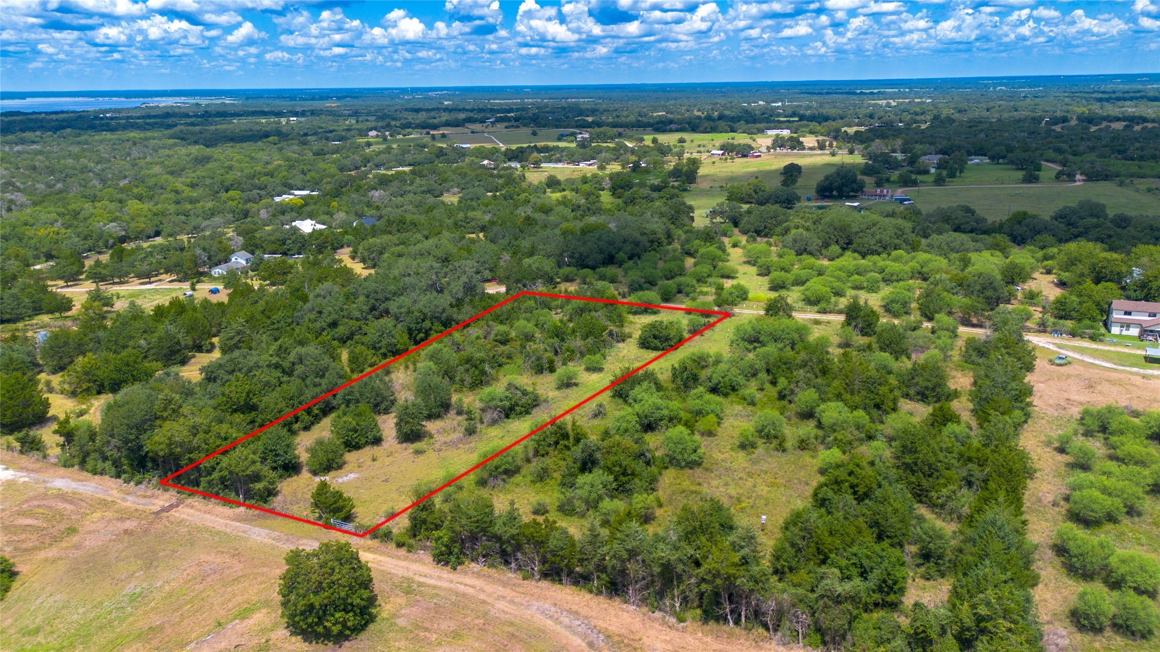 732 Christmas Road Brenham, TX 77833 - Photo 7 of 9 a view of a garden from a balcony