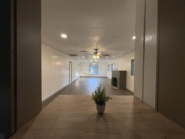 4876 East Williams Spring Road Fort Worth, TX 76135 - Photo 5 of 20 a view of a kitchen with a sink and a living room