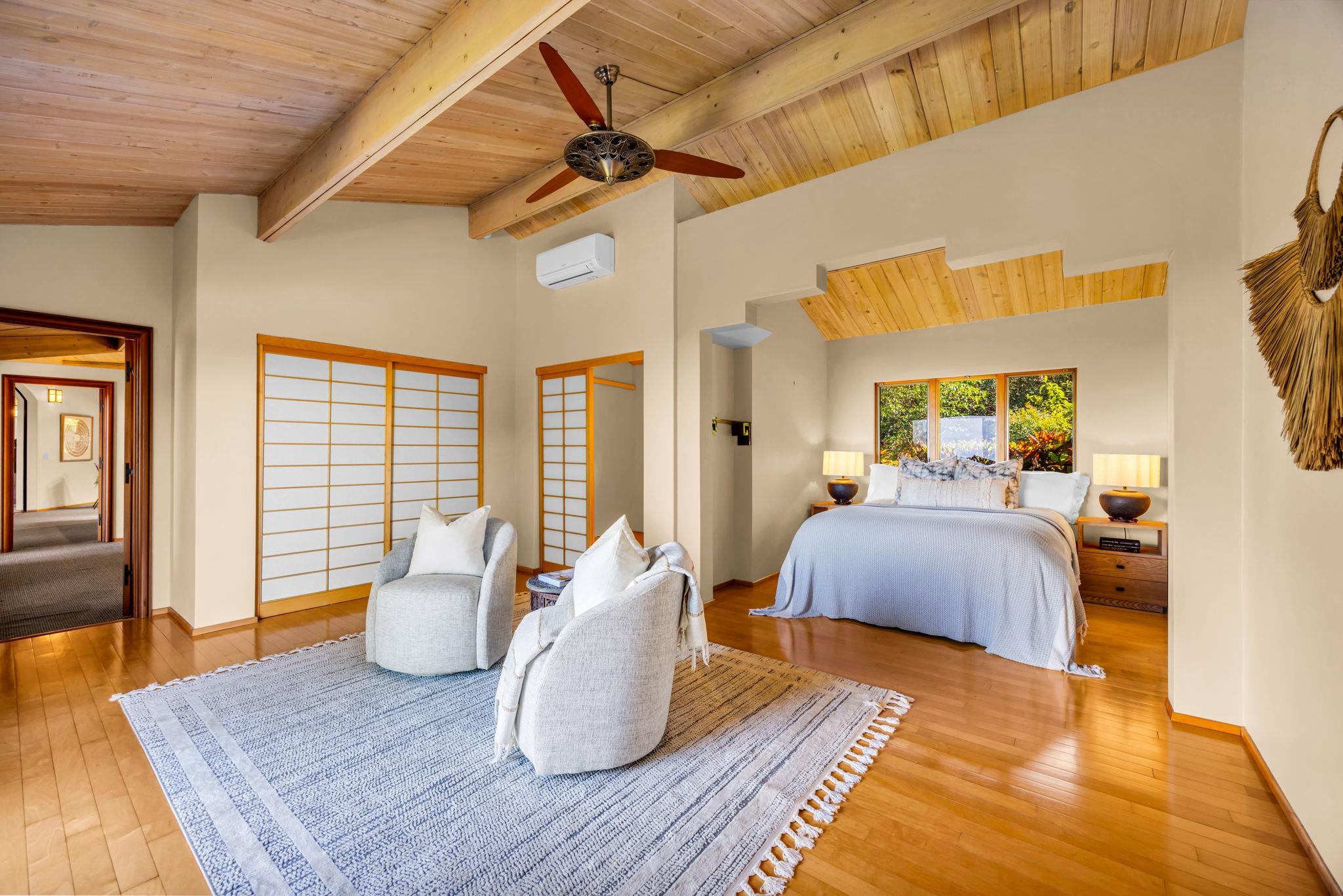 50 Poha Place Makawao, HI 96768 - Photo 18 of 50 a bedroom with wooden floor