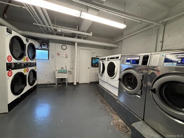 a view of a bathroom with shower