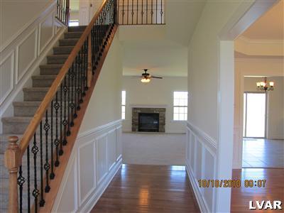 212 East Dell Road Bath, PA 18014 - Photo 10 of 24 a view of entryway and hall with wooden floor