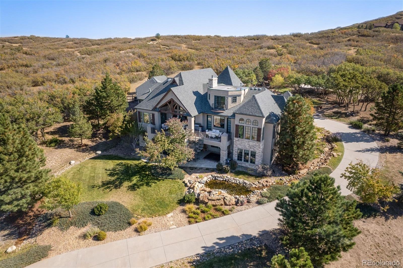 3440 Medallion Road Castle Rock, CO 80104 - Photo 50 of 50 an aerial view of residential houses with outdoor space