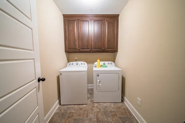 a room with storage and utility