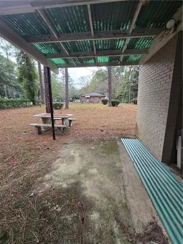 a view of outdoor space with porch
