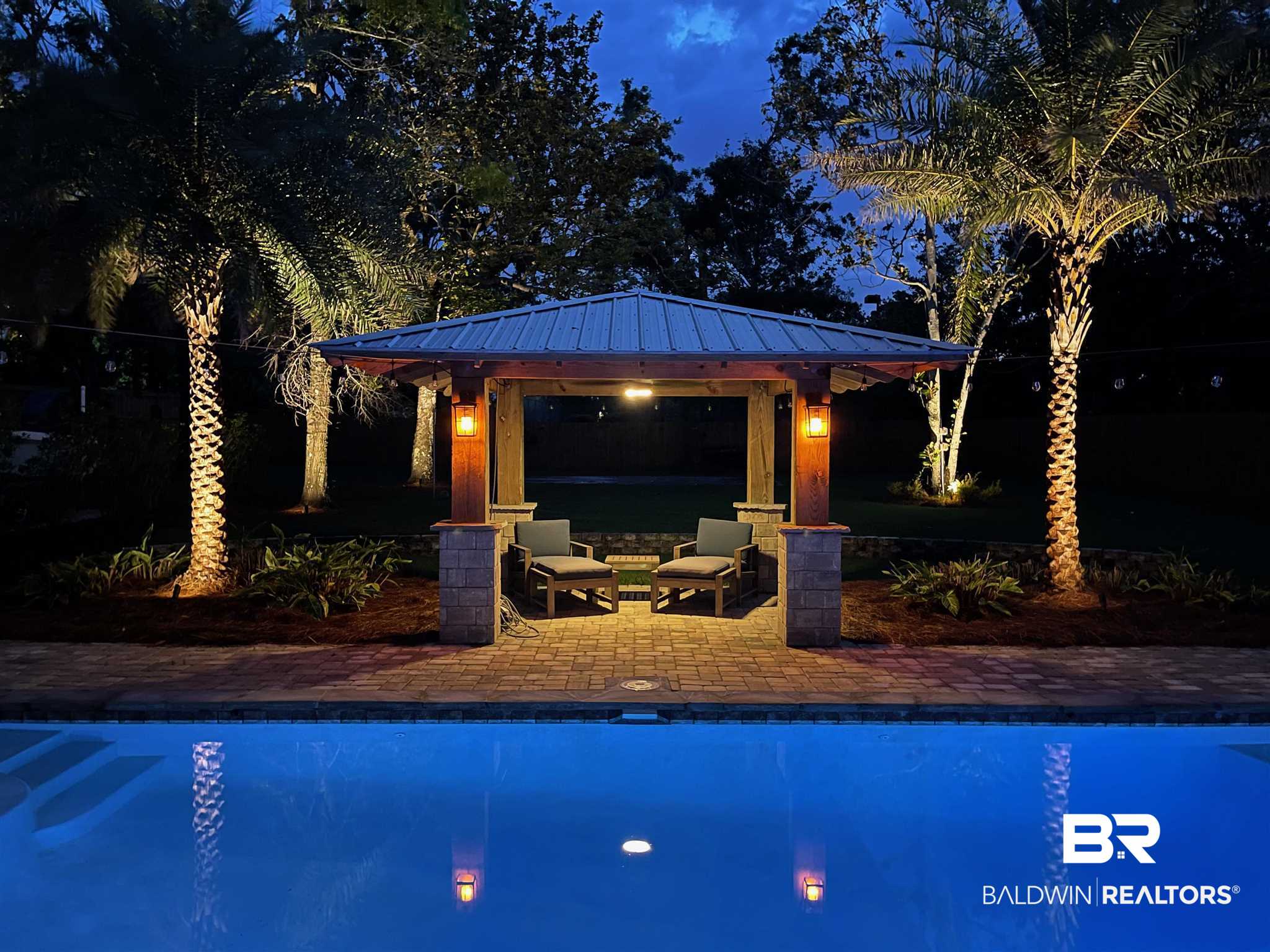 4795 Holder Road Orange Beach, AL 36561 - Photo 34 of 39 Pool at Night